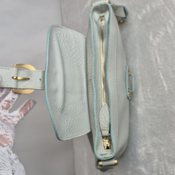 Dooney & Bourke Tiffany Blue/ Green Shoulder Bag - Picture 13 of 17